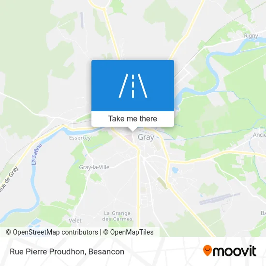 Rue Pierre Proudhon map