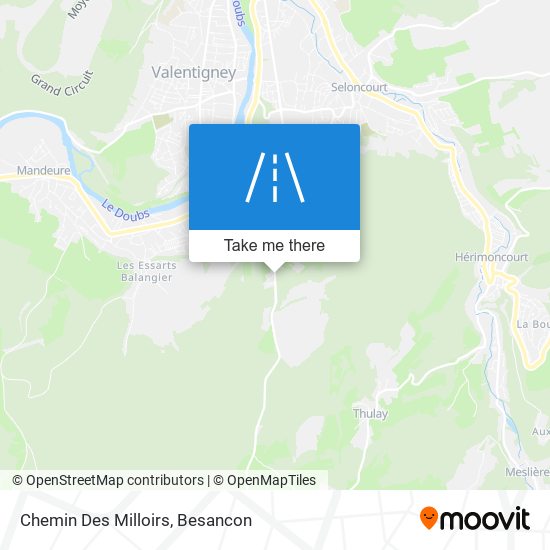 Chemin Des Milloirs map