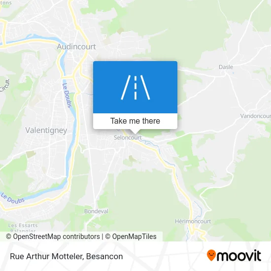 Rue Arthur Motteler map