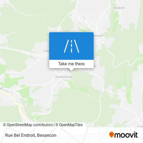 Rue Bel Endroit map