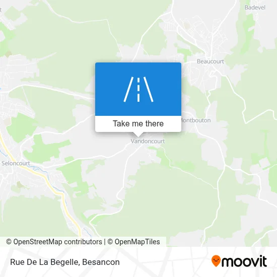 Rue De La Begelle map