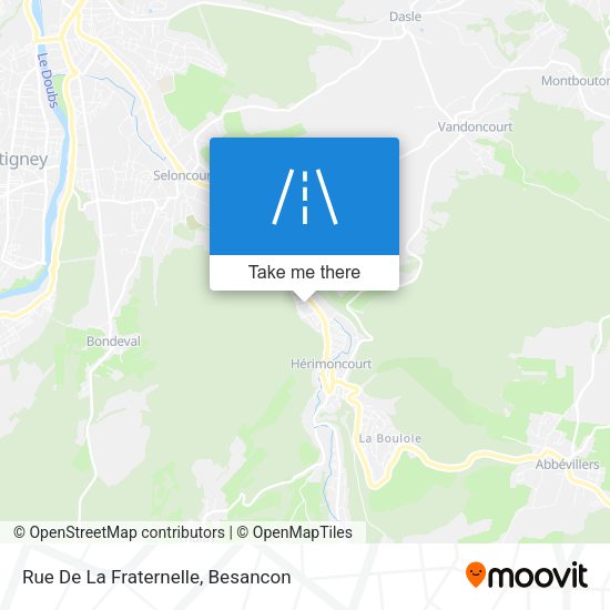 Rue De La Fraternelle map