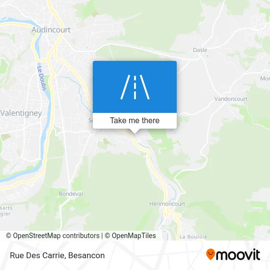 Rue Des Carrie map