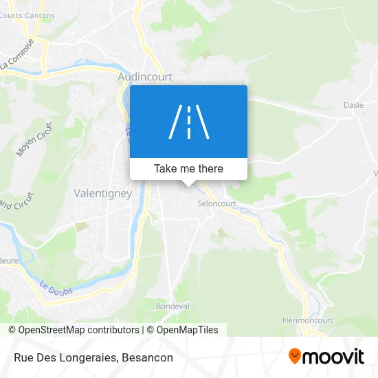Rue Des Longeraies map