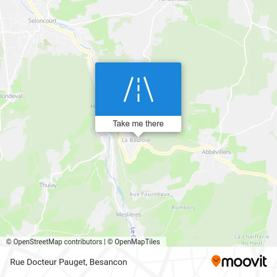 Rue Docteur Pauget map