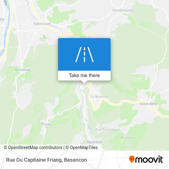 Rue Du Capitaine Friang map