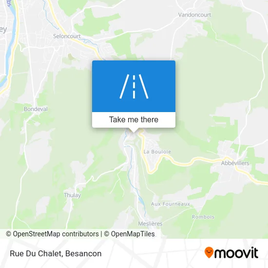 Rue Du Chalet map