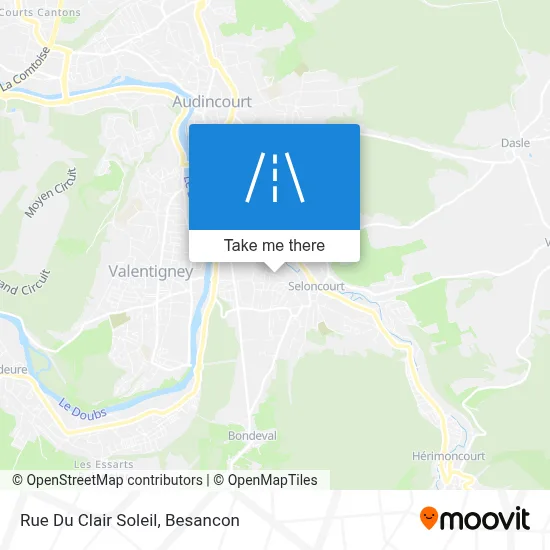 Rue Du Clair Soleil map