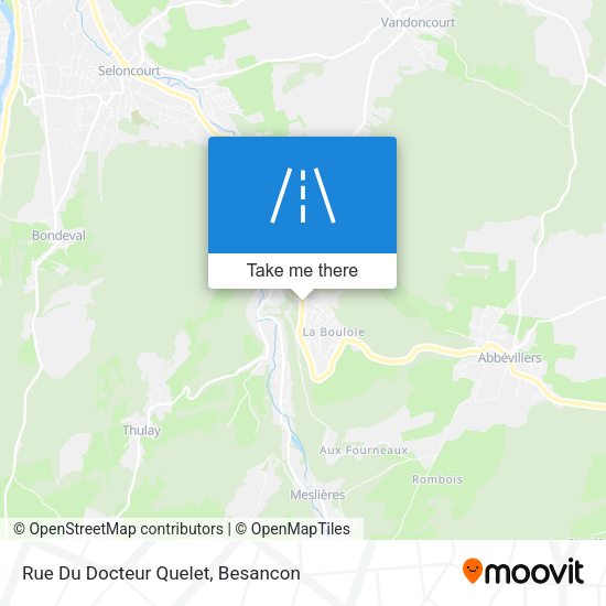 Rue Du Docteur Quelet map