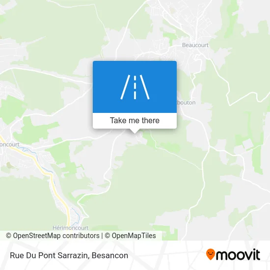 Rue Du Pont Sarrazin map