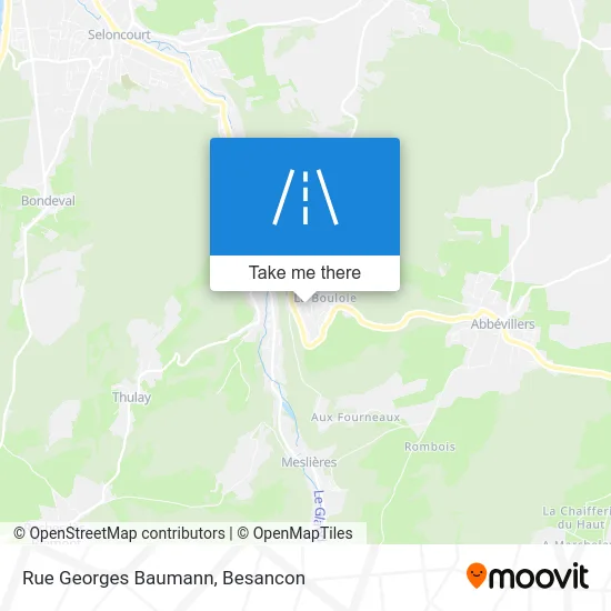 Rue Georges Baumann map