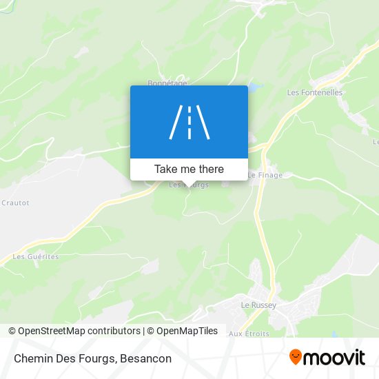 Chemin Des Fourgs map