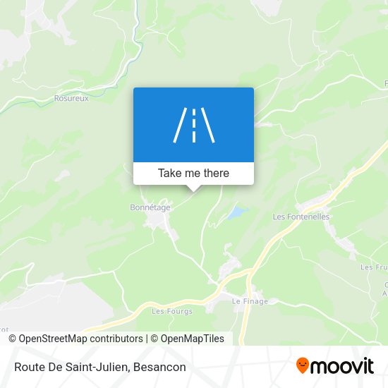 Route De Saint-Julien map