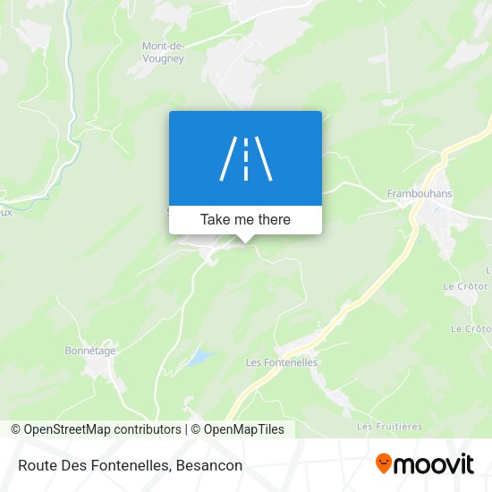 Route Des Fontenelles map