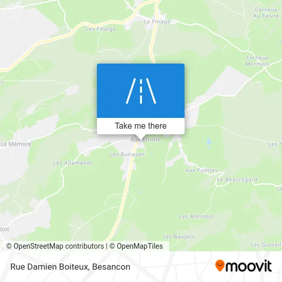Rue Damien Boiteux map