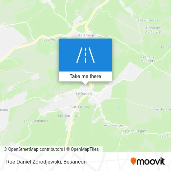 Rue Daniel Zdrodjewski map