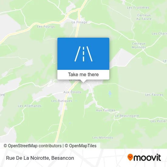 Rue De La Noirotte map