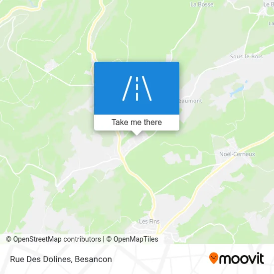 Rue Des Dolines map