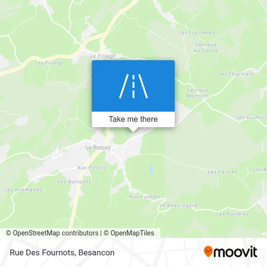 Rue Des Fournots map