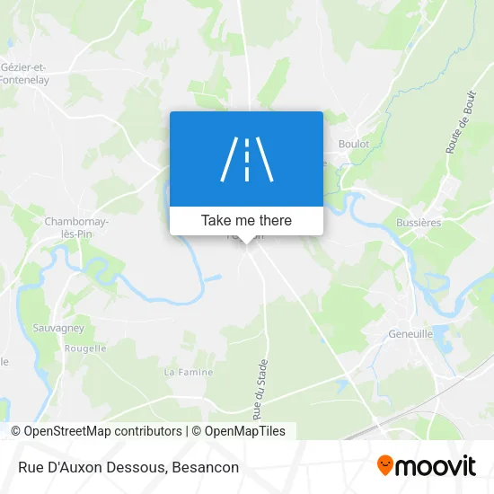 Rue D'Auxon Dessous map