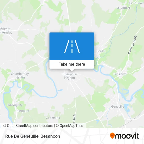 Rue De Geneuille map