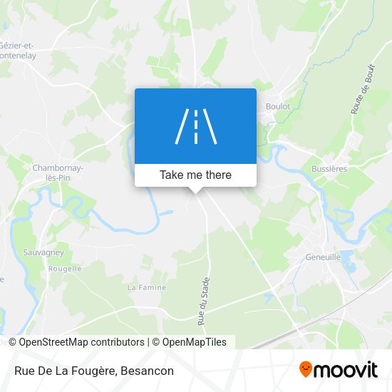 Rue De La Fougère map