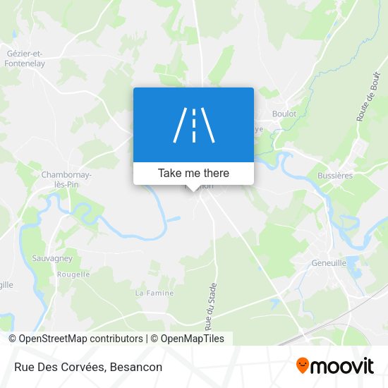 Rue Des Corvées map