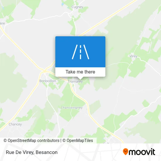 Rue De Virey map
