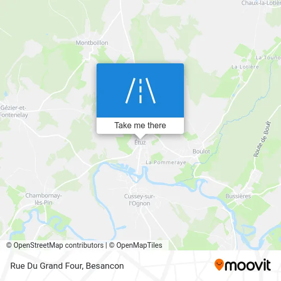 Rue Du Grand Four map