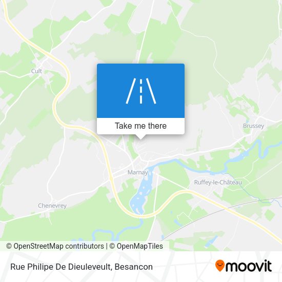 Rue Philipe De Dieuleveult map