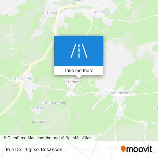 Rue De L'Église map