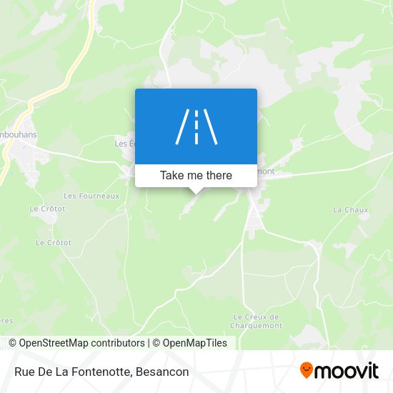 Rue De La Fontenotte map