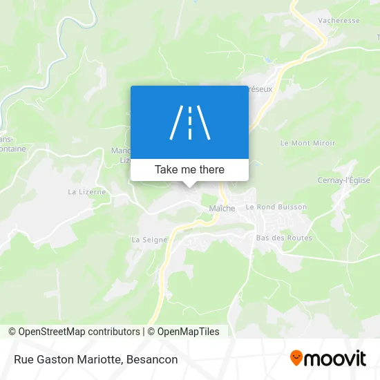 Rue Gaston Mariotte map