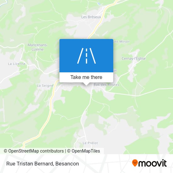 Rue Tristan Bernard map