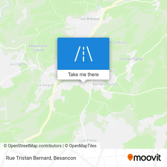 Rue Tristan Bernard map