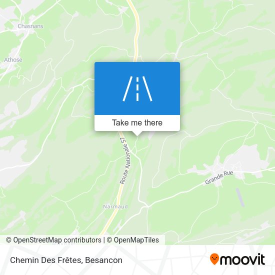 Chemin Des Frêtes map