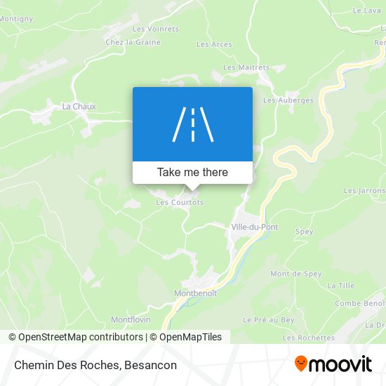 Chemin Des Roches map