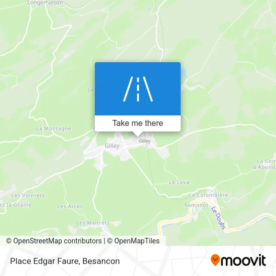 Place Edgar Faure map