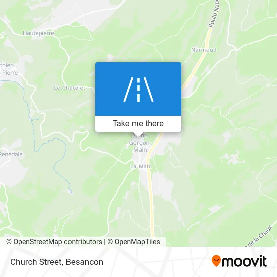 Rue De L'Église map