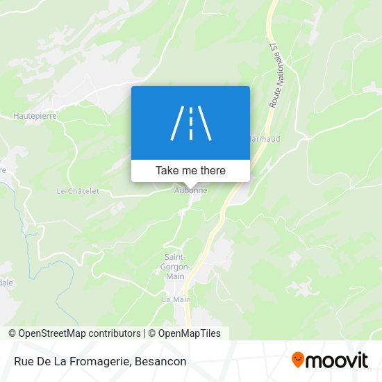 Rue De La Fromagerie map