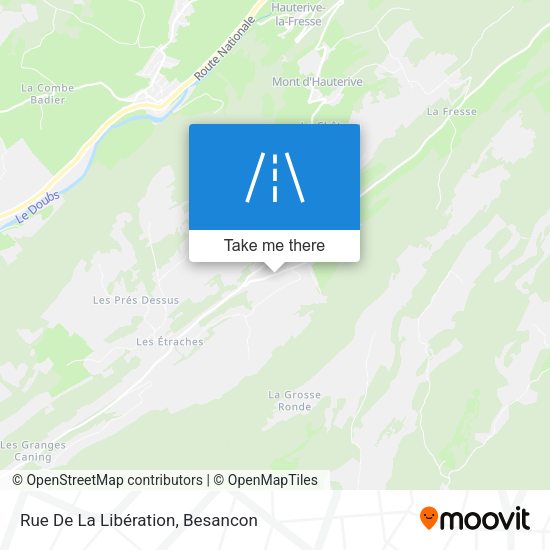 Rue De La Libération map