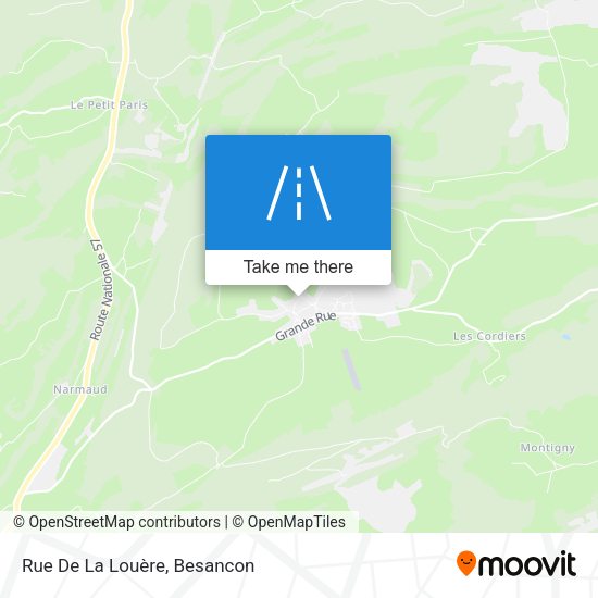 Rue De La Louère map