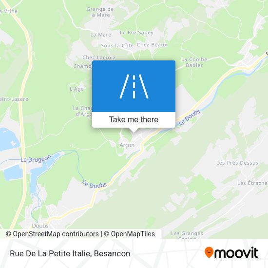 Rue De La Petite Italie map