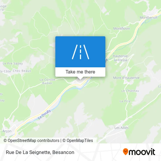 Rue De La Seignette map