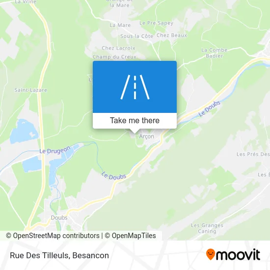 Rue Des Tilleuls map