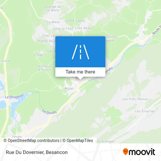 Rue Du Dovernier map