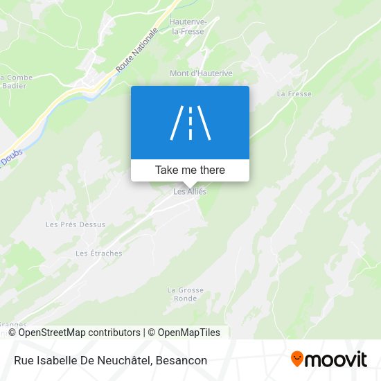 Rue Isabelle De Neuchâtel map
