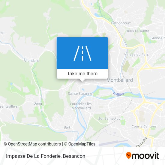 Impasse De La Fonderie map