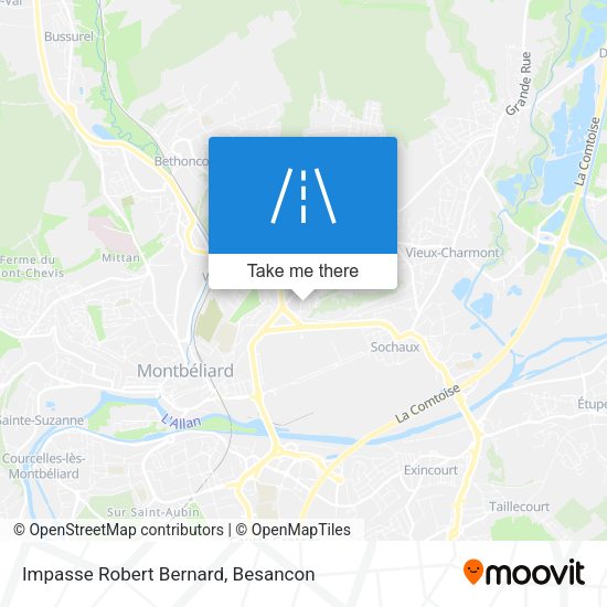 Impasse Robert Bernard map