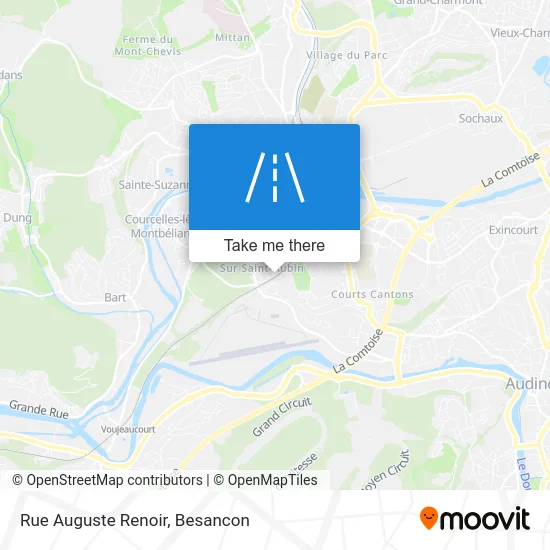 Rue Auguste Renoir map